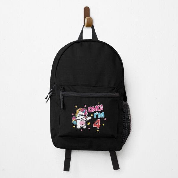 Item preview, Unicorn OMG I'M 4th birthday gift kids / girls designed and sold by Lenny Stahl.