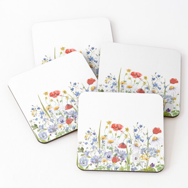 Item preview, Scandinavian Wildflower Summer Meadow II Botanical Garden designed and sold by UtArt.
