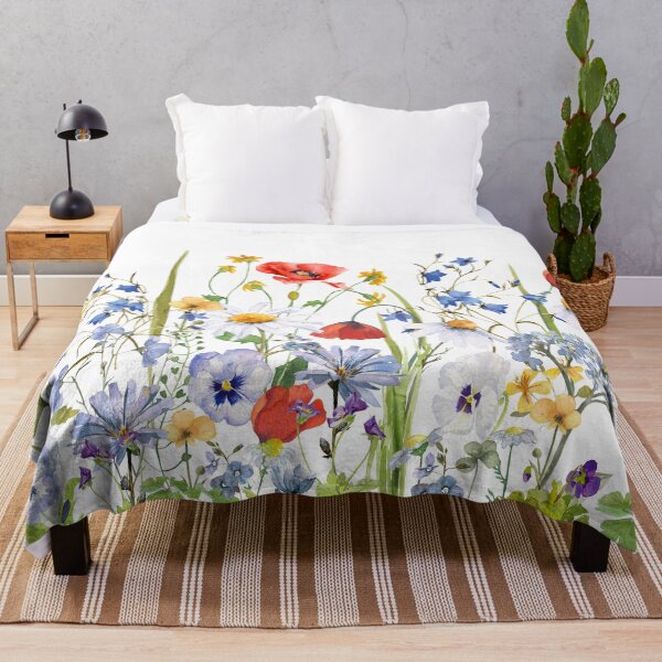 Item preview, Scandinavian Wildflower Summer Meadow II Botanical Garden designed and sold by UtArt.