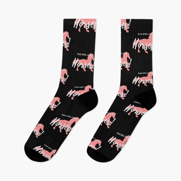 Item preview, This Girl Loves Horses Pink Horse For Horse Lovers designed and sold by Zurickdesigns.