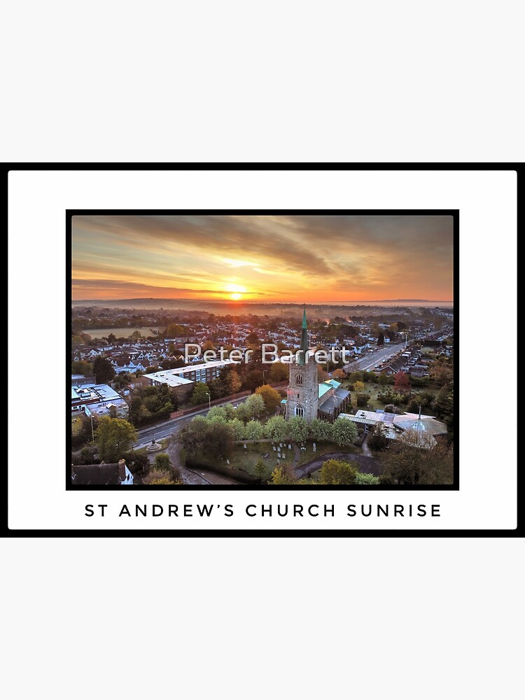 St Andrews Church Sunrise 1 by hartrockets