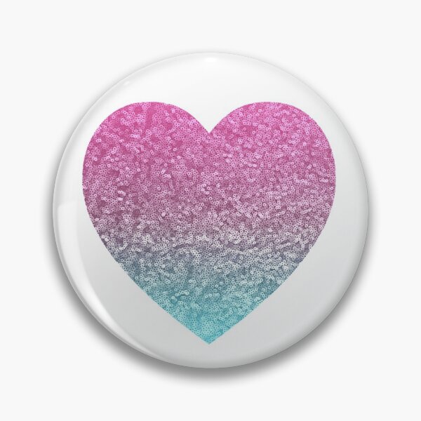 Item preview, Ombre Faux Sequin Heart designed and sold by OByD.