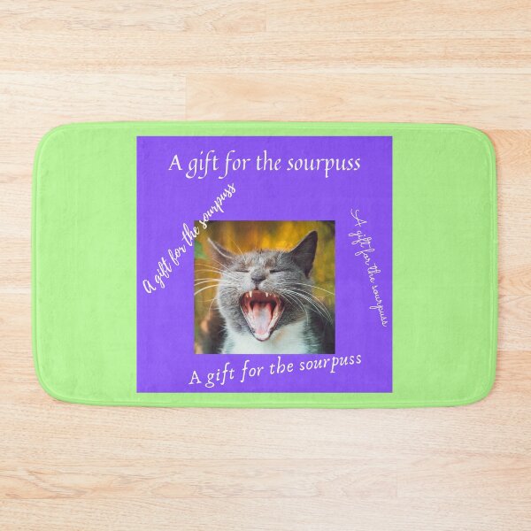 Item preview, “A gift for sourpuss"   designed and sold by skoumpourdides.