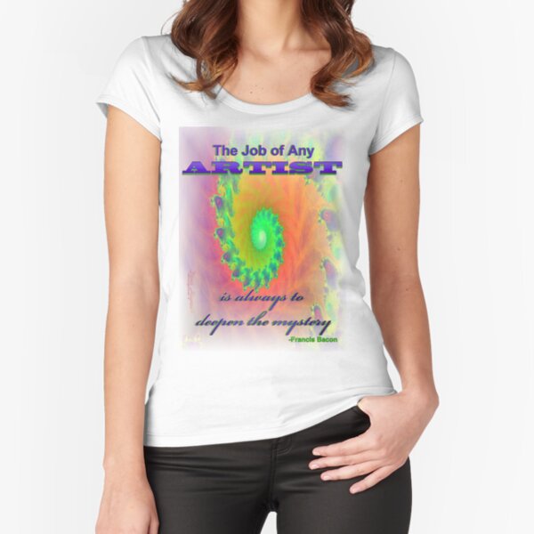 Fire and Rain Fitted Scoop T-Shirt