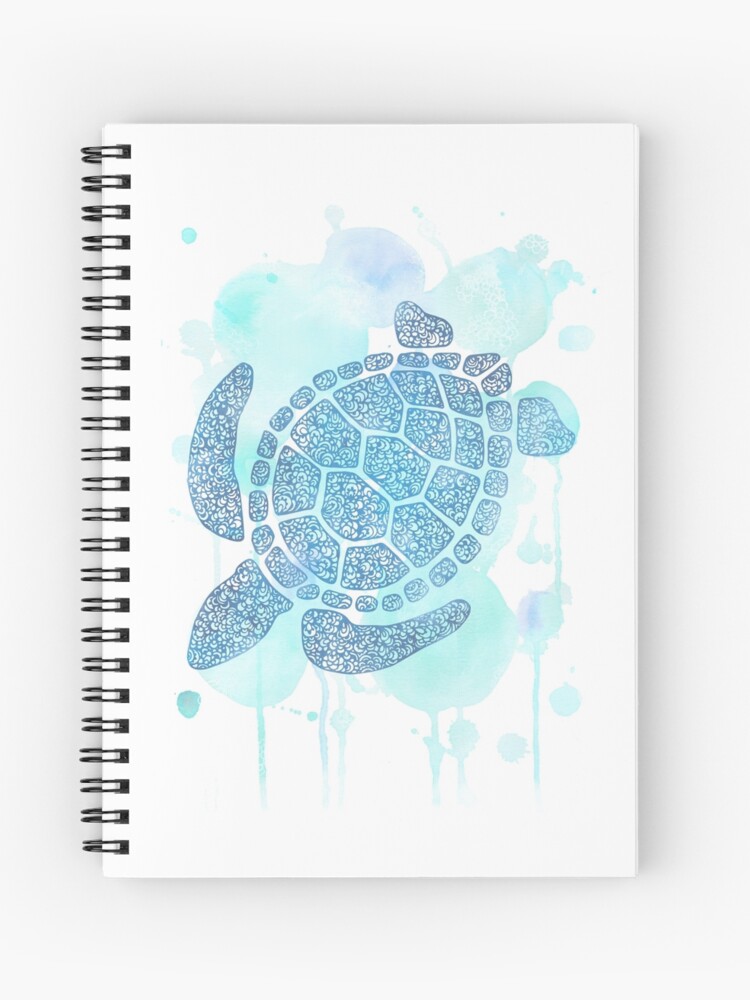 Thumbnail 1 of 3, Journal, Blue Turtle designed and sold by hayleylauren.
