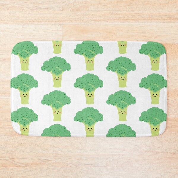 Item preview, Cute and Happy Broccoli designed and sold by VicEllisArt.