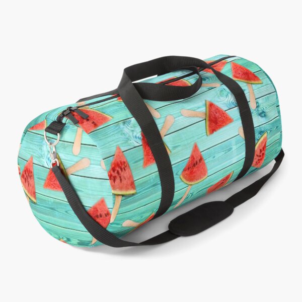 Item preview, Watermelon popsicles on blue designed and sold by Delphimages Art.