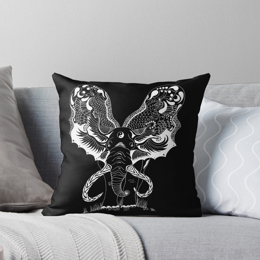 Item preview, Throw Pillow designed and sold by Mediocreness.