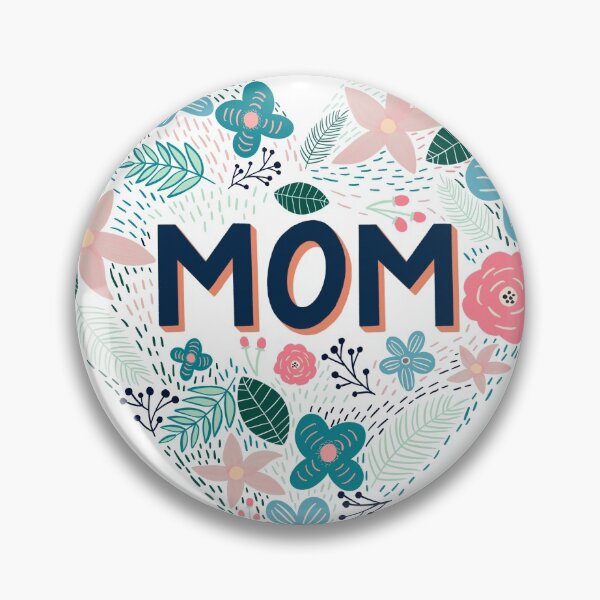 Item preview, 1 Mom in Floral Heart - Pastel Color designed and sold by Artsychoke.