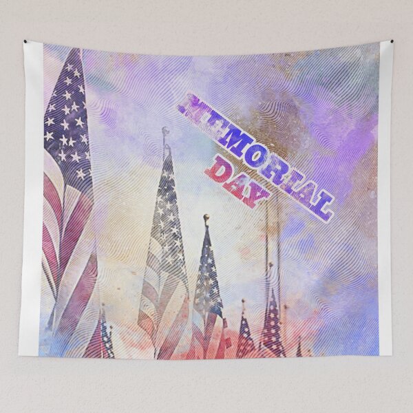 Item preview, Memory Day Series - Flag 02 designed and sold by GrafiKrama.