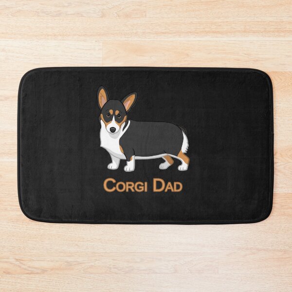 Item preview, Cute Black Tricolor Pembroke Corgi Dad Dog Lovers T-shirt designed and sold by HammonArt.