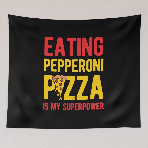 Item preview, Funny Pepperoni Pizza designed and sold by artworkbyrihen.