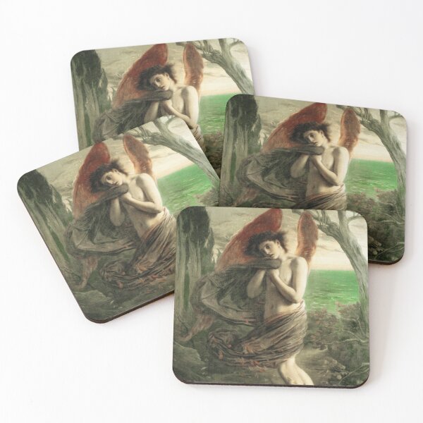 Item preview, guardian angel vintage Painting  designed and sold by Vintage Designs +.