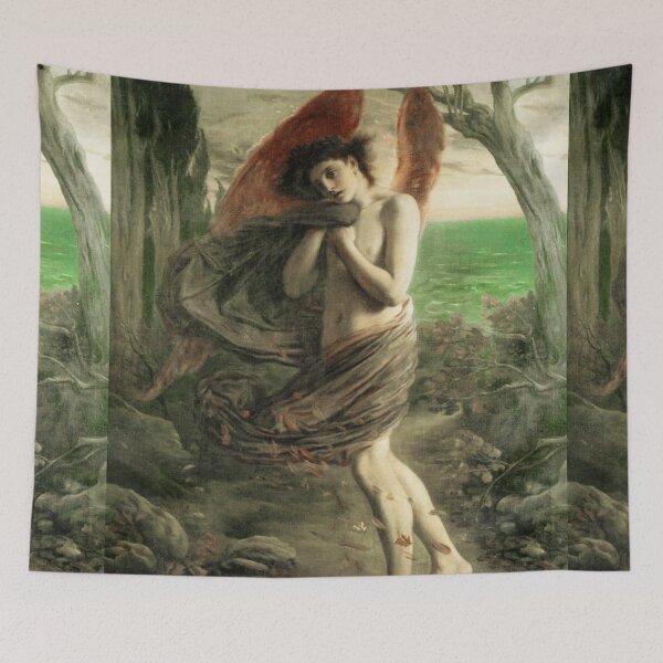 Item preview, guardian angel vintage Painting  designed and sold by Vintage Designs +.