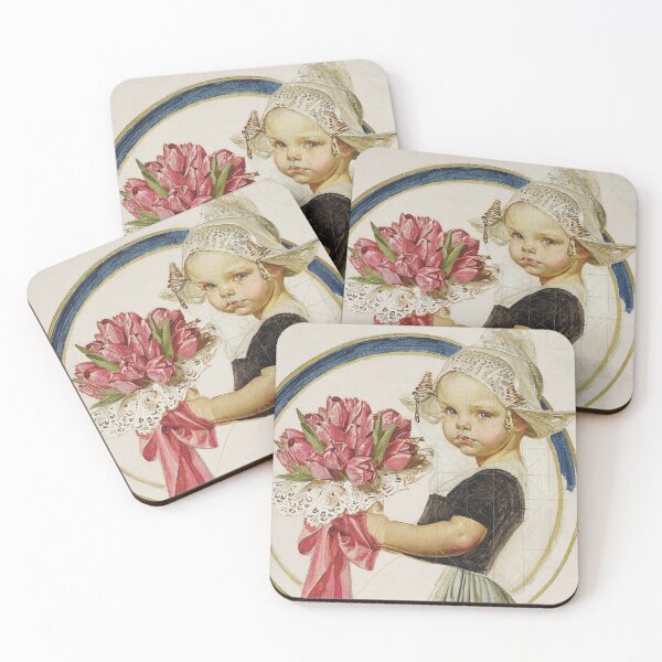 Item preview, Easter Dutch Girl by J. C. Leyendecker - Vintage Art designed and sold by RickE.