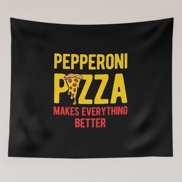 Item preview, Funny Pepperoni Pizza designed and sold by artworkbyrihen.