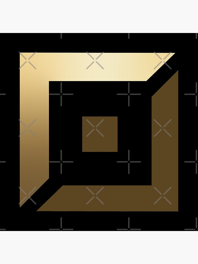 Support Role Icon (Gold - Black BG) Pin for Sale by FilipeFerreira