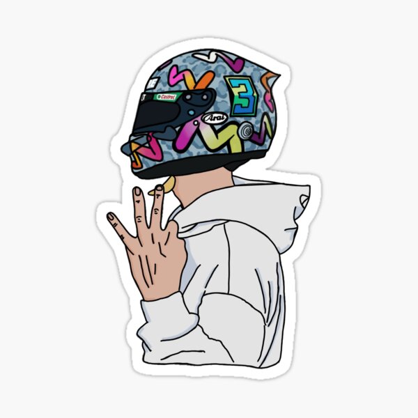 Daniel Ricciardo-Numéro 3 Sticker