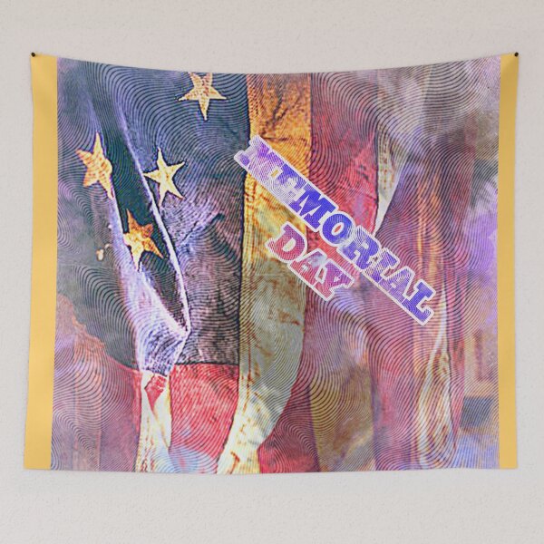 Item preview, Memory Day Series - Flag 03 designed and sold by GrafiKrama.