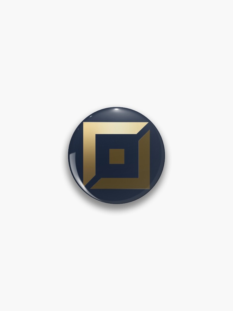 Support Role Icon (Gold - Black BG) Pin for Sale by FilipeFerreira