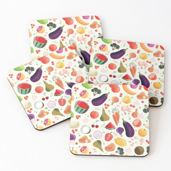 Item preview, Fruit and vegetable pattern  designed and sold by BlueLela.