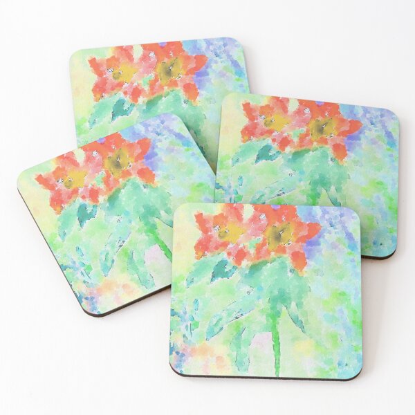 Item preview, Copy of Copy of Watercolour pink pattern floral  wall art expressionalism minimalist  minimalism art designed and sold by SILVERAPPLE.