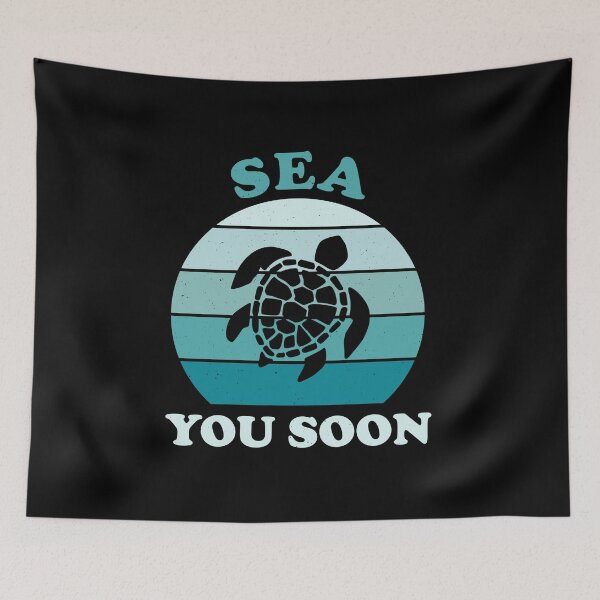Item preview, Funny Sea Turtle designed and sold by artworkbyrihen.
