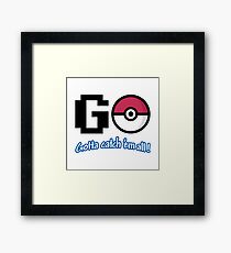 GO! Framed Print