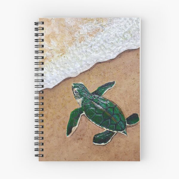 Item preview, Sea Turtle Beach Mixed Media Art designed and sold by Ashley Baldwin.
