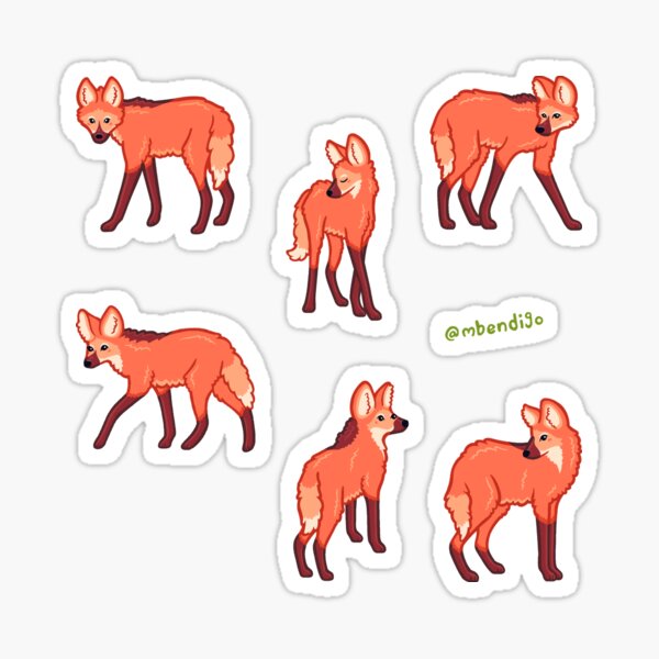 Item preview, Maned Wolves designed and sold by Macbendigo.