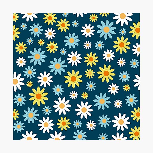 Item preview, Daisy flower pattern designed and sold by DerSenat.