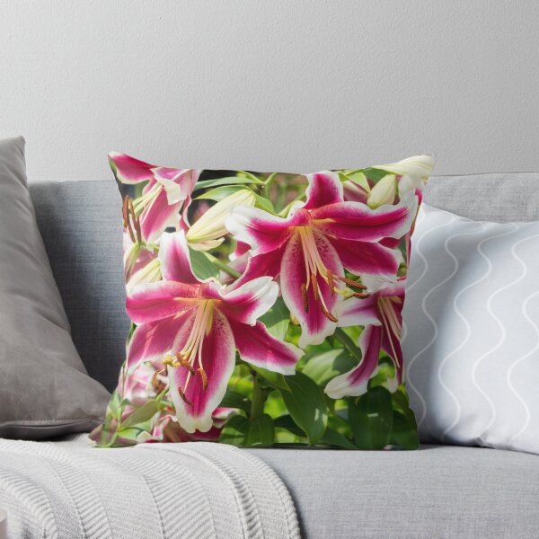 Item preview, Happy Superbloom - Riotous Fragrant Garden with Stargazer Lilies designed and sold by Georgia Mizuleva.