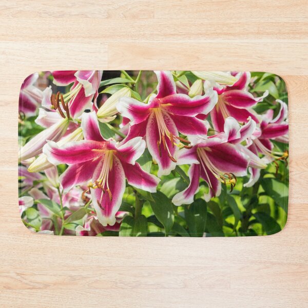 Item preview, Happy Superbloom - Riotous Fragrant Garden with Stargazer Lilies designed and sold by Georgia Mizuleva.