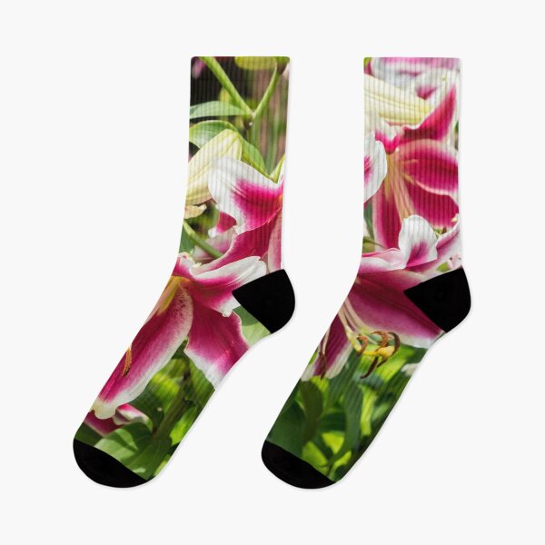 Item preview, Happy Superbloom - Riotous Fragrant Garden with Stargazer Lilies designed and sold by Georgia Mizuleva.