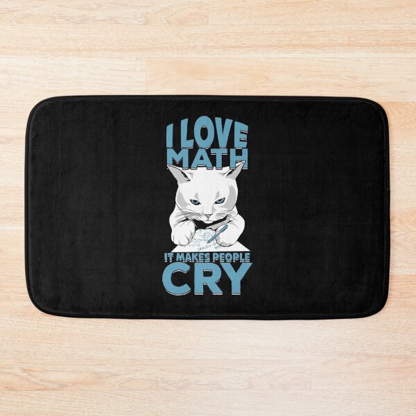 Item preview, Funny Mathematics Cat Math Mathematician Gift designed and sold by Marcid95.