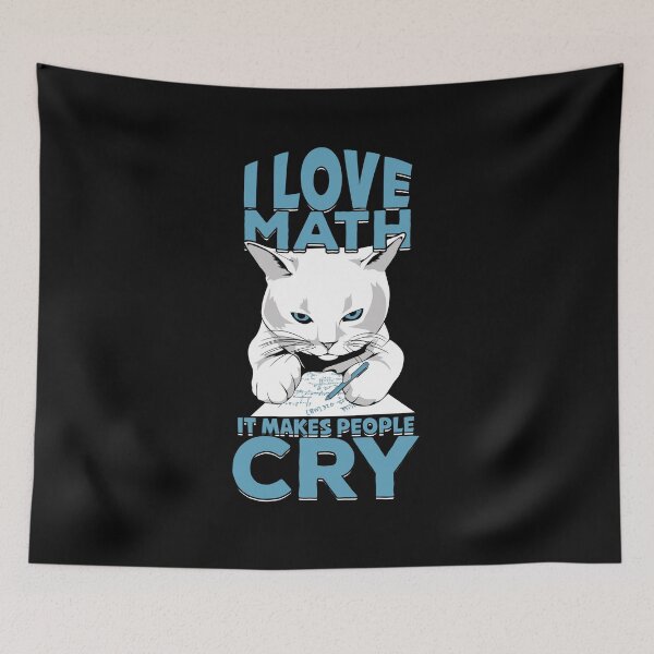 Item preview, Funny Mathematics Cat Math Mathematician Gift designed and sold by Marcid95.