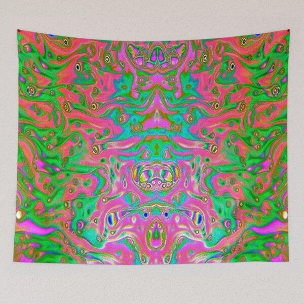 Item preview, Psychedelic Spill 17 designed and sold by Discordant Dreams Art.
