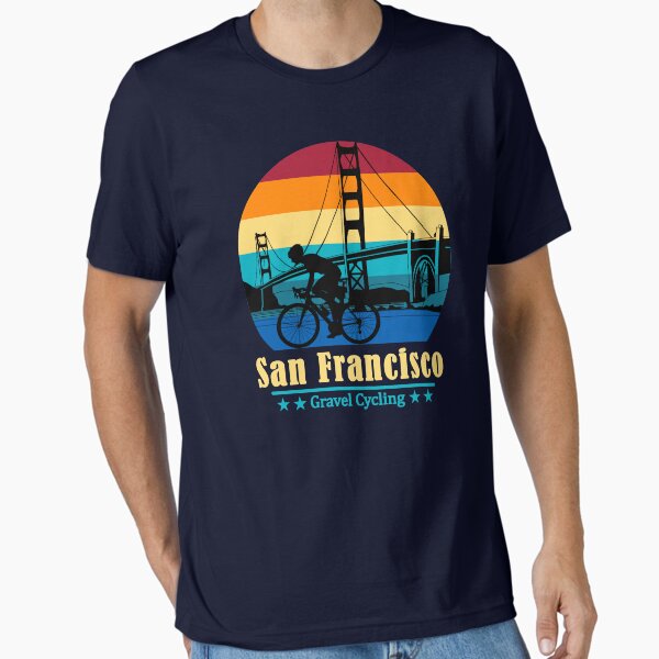 Item preview, San Francisco Gravel Cycling Gravel Bike Golden Gate Cyclist designed and sold by grinta2021.