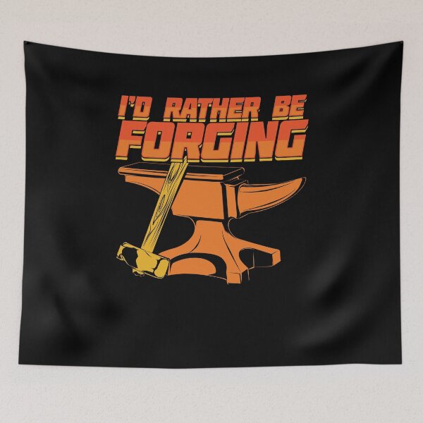 Item preview, I'd Rather Be Forging Blacksmith Gift designed and sold by Marcid95.
