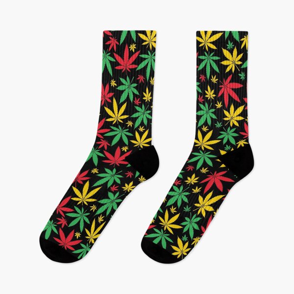 Item preview, Rasta Flag Colors Leaf Cannabis Marijuana Weed Pattern designed and sold by RastaMerch.
