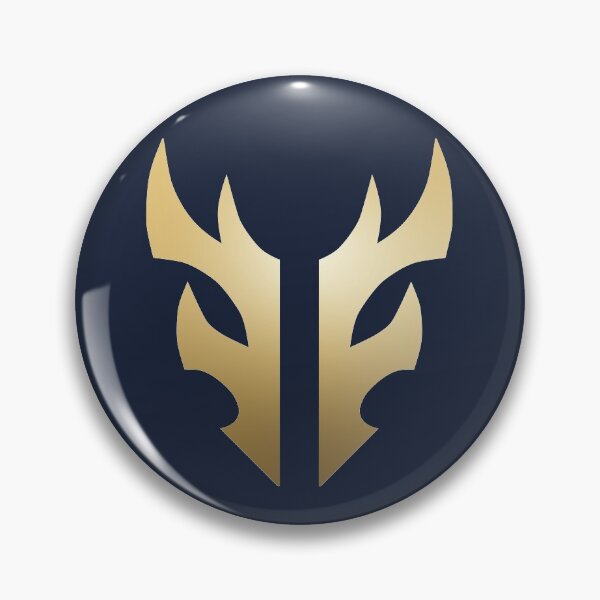 Item preview, Bot Lane ADC Role Icon W.Rift (Gold - Dark Blue BG) designed and sold by FilipeFerreira.