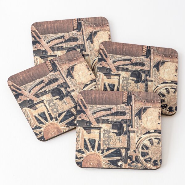 Item preview, Rusty train wheels designed and sold by Delphimages Art.