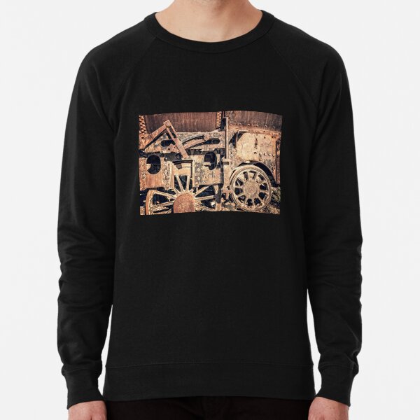 Rusty train wheels Lightweight Sweatshirt