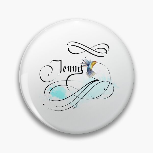 Item preview, Jenny Female Name Calligraphy designed and sold by AhMath.
