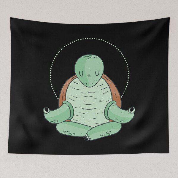 Item preview, Zen Turtle Doing Yoga designed and sold by Hoiho Adventure Shirts.