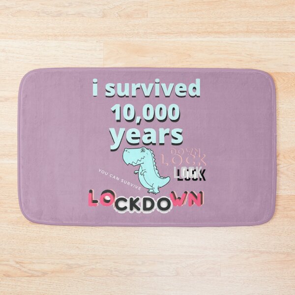 Item preview, Dinosaur Lockdown Survivor i survived 10000 years you can survive lock-down designed and sold by Flirt-Teez.