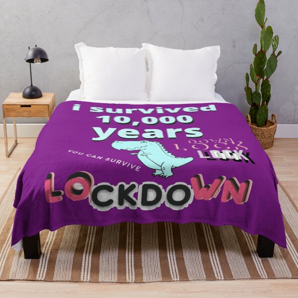 Item preview, Dinosaur Lockdown Survivor i survived 10000 years you can survive lock-down designed and sold by Flirt-Teez.