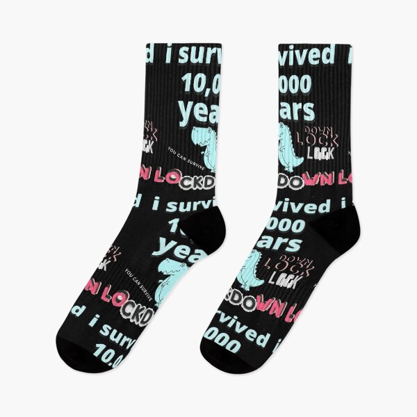 Item preview, Dinosaur Lockdown Survivor i survived 10000 years you can survive lock-down designed and sold by Flirt-Teez.