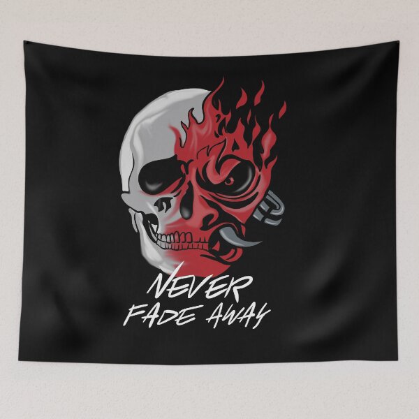 Item preview, Cyberpunk samurai on flame  designed and sold by lucky-fern.