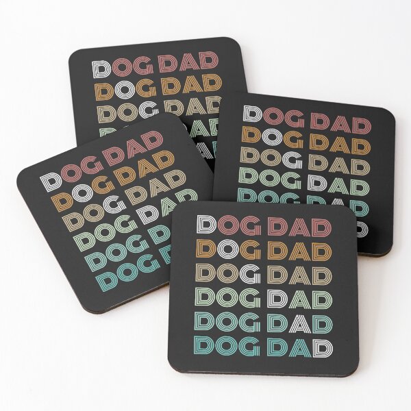 Item preview, Dog Dad Retro Style Repetitive designed and sold by curledup-cat.